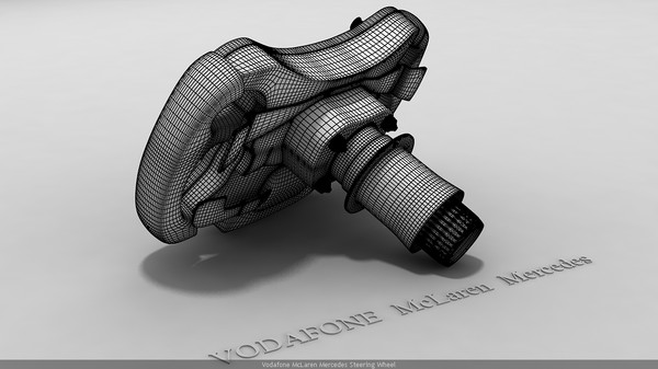 3d mclaren mercedes steering wheel model - McLaren F1 Steering wheel.rar by marcel23d